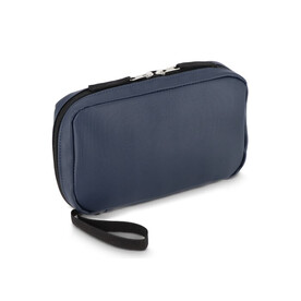 rPET PU-beschichtete 210D Napa-Organizer-Tasche 22 x 13 x 4 cm - Dunkelblau bedrucken, Art.-Nr. LT95327-N0010
