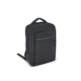 PU Osaka Laptop-Rucksack 30 x 14 x 42 cm 15 l - Schwarz bedrucken, Art.-Nr. LT95340-N0002