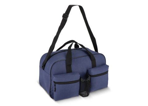 R-PET 600D Sport- und Reisetasche 46 x 21 x 27,5 cm 25 l - Dunkelblau bedrucken, Art.-Nr. LT95367-N0010 R-PET 600D Sport- und Reisetasche 46 x 21 x 27,5 cm 25 l - Dunkelblau bedrucken, Art.-Nr. LT95367-N0010