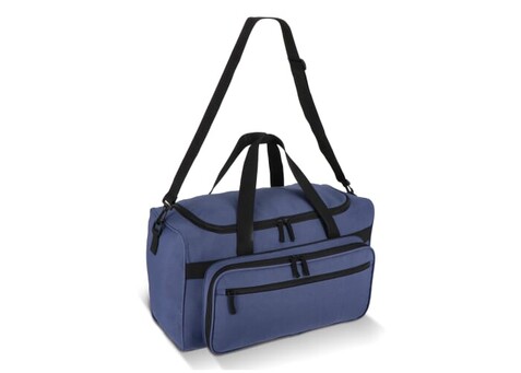 R-PET 600D Sport- und Reisetasche 51 x 25 x 29 cm 37 l - Dunkelblau bedrucken, Art.-Nr. LT95368-N0010 R-PET 600D Sport- und Reisetasche 51 x 25 x 29 cm 37 l - Dunkelblau bedrucken, Art.-Nr. LT95368-N0010