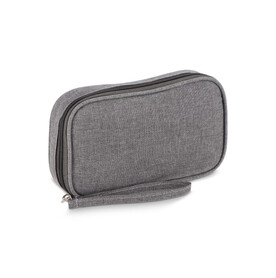 rPET 300D Kora Organizer-Tasche - Grau bedrucken, Art.-Nr. LT95395-N0061