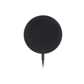 Wireless magnetisches Ladepad 15W - Schwarz bedrucken, Art.-Nr. LT95558-N0002