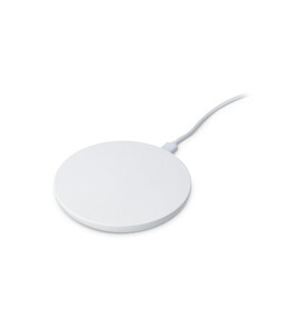 Kabelloses Schnellladegerät 15 W mit LED-Anzeige - Weiss bedrucken, Art.-Nr. LT95559-N0001