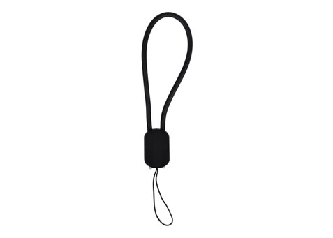 USB-C-Schlüsselanhänger-Kabel 60 W - Schwarz bedrucken, Art.-Nr. LT95663-N0002