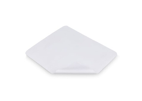 Mikrofaser-Mauspad mit Silikonpunkten 18 x 22 cm (325 g/m²) Sublimationsdruck - Weiss bedrucken, Art.-Nr. LT97210-N0001