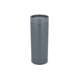 360 Shine Coffee-to-go-Isolierbecher, 400 ml - Grau bedrucken, Art.-Nr. LT98719-N0061