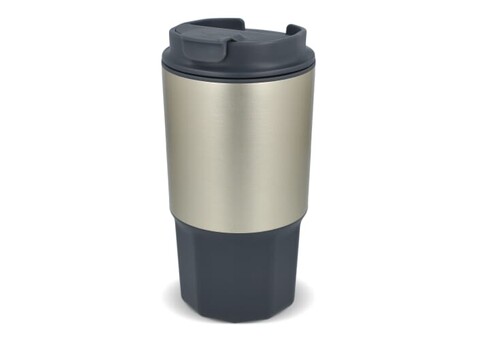 Silva Thermobecher 450 ml - Grau bedrucken, Art.-Nr. LT98760-N0061