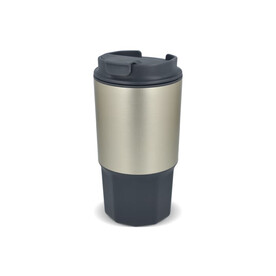 Silva Thermobecher 450 ml - Grau bedrucken, Art.-Nr. LT98760-N0061