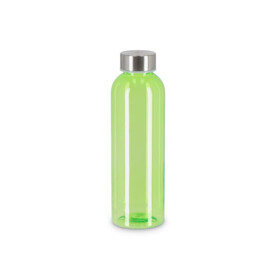 Jane Flasche aus R-PET 500 ml - Transparent / Hellgrün bedrucken, Art.-Nr. LT98899-N0432