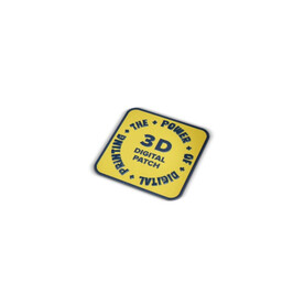 3D Digital Patch 7x7cm - Transparent bedrucken, Art.-Nr. LT99300-N0004