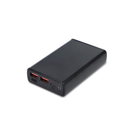 Stratos Powerbank Power Delivery 10000mAh - Schwarz bedrucken, Art.-Nr. LT95508-N0002