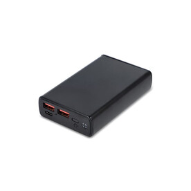 Stratos Powerbank Power Delivery 10000mAh - Schwarz bedrucken, Art.-Nr. LT95508-N0002