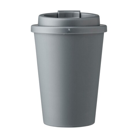 Doppelwandiger Becher Gabriela | 350 ml – Grau bedrucken, Art.-Nr. 003999999_1015119