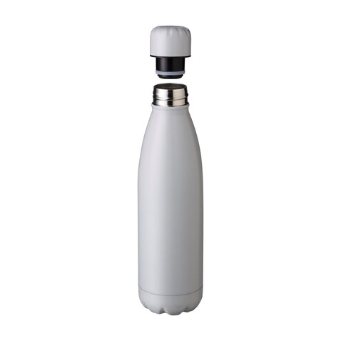Doppelwandige Flasche Amara | 500 ml – Grau bedrucken, Art.-Nr. 003999999_1015134
