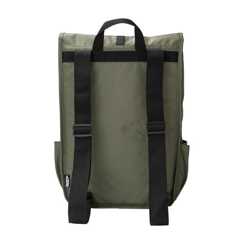 Rucksack Lyric | Recycelt | Laptop 17" | 12 l – Grün bedrucken, Art.-Nr. 004999999_1015154