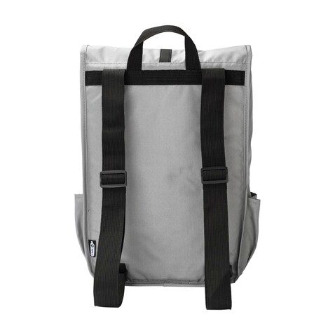 Rucksack Lyric | Recycelt | Laptop 17" | 12 l – Hellgrau bedrucken, Art.-Nr. 027999999_1015154