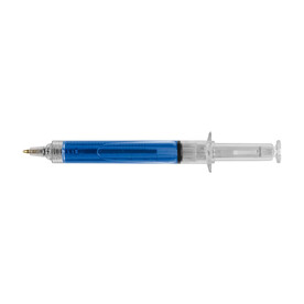 Kugelschreiber Dr. David | Spritzenform – Hellblau bedrucken, Art.-Nr. 018999999_1063