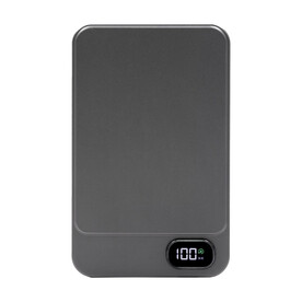 BrandCharger Powerbank Powerwave 10000 | Recycelt | 10 000 mAh – stahlgrau bedrucken, Art.-Nr. 411999999_1163684