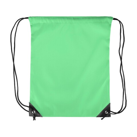 Rucksack Stef | Kordelzug – Hellgrün bedrucken, Art.-Nr. 029999999_1204075