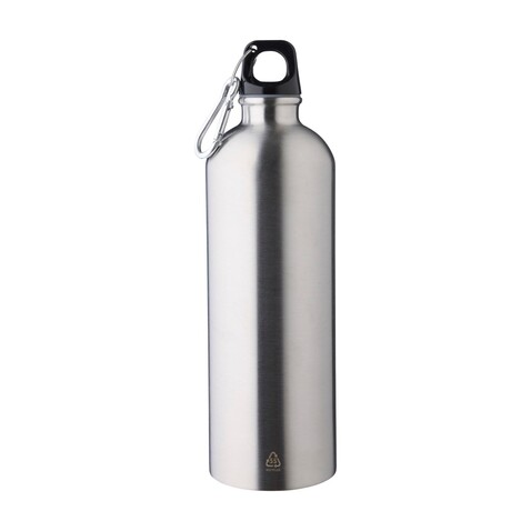 Trinkflasche Emeric | Recycelt | 750 ml – Silber bedrucken, Art.-Nr. 032999999_1204263