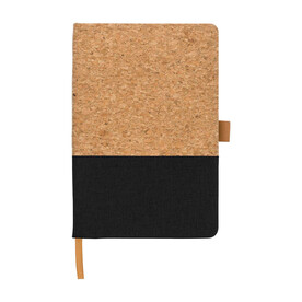 Notizbuch Trevor | Kork | A5 | Liniert bedrucken, Art.-Nr. 1421000