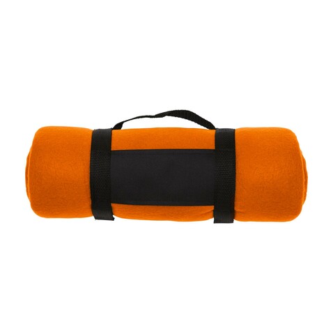 Fleece-Decke Nora – Orange bedrucken, Art.-Nr. 007999999_1761 Fleece-Decke Nora – Orange bedrucken, Art.-Nr. 007999999_1761