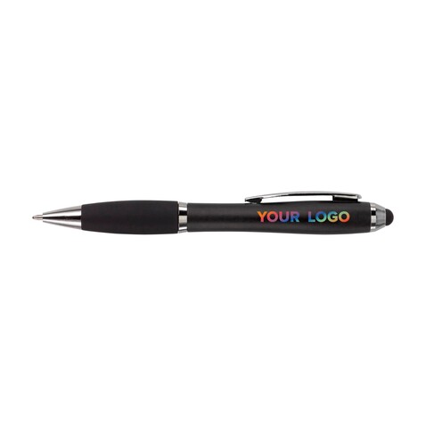 Kugelschreiber Lana | Stylus – Schwarz bedrucken, Art.-Nr. 001999999_2430