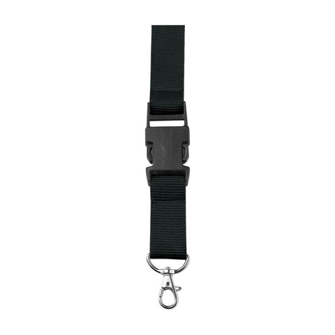 Lanyard Bobbi – Schwarz bedrucken, Art.-Nr. 001999999_4161