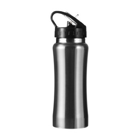 Trinkflasche Serena | 600 ml – Silber bedrucken, Art.-Nr. 032999999_5233