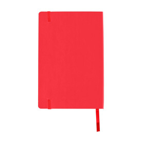 Notizbuch Mireia | A5 | Liniert – Rot bedrucken, Art.-Nr. 008999999_8276