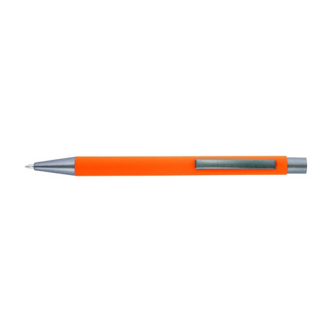 Kugelschreiber Emmett | Gummibeschichtung – Orange bedrucken, Art.-Nr. 007999999_8298 Kugelschreiber Emmett | Gummibeschichtung – Orange bedrucken, Art.-Nr. 007999999_8298