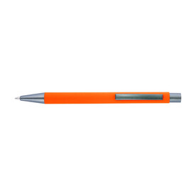 Kugelschreiber Emmett | Gummibeschichtung – Orange bedrucken, Art.-Nr. 007999999_8298