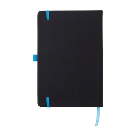 Notizbuch Charlene | A5 | Liniert – Hellblau bedrucken, Art.-Nr. 018999999_8384