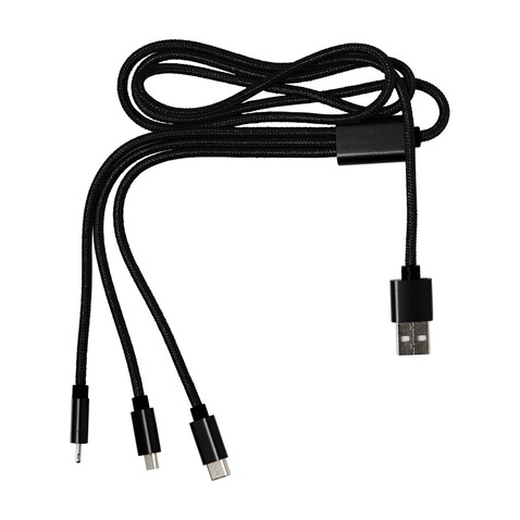 Ladekabel Felix | 4-in-1 – Schwarz bedrucken, Art.-Nr. 001999999_8597 Ladekabel Felix | 4-in-1 – Schwarz bedrucken, Art.-Nr. 001999999_8597