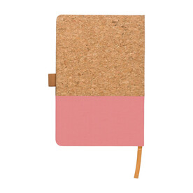 Notizbuch Trevor | A5 | Liniert – peach bedrucken, Art.-Nr. 236999999_967381