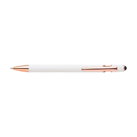 Kugelschreiber Anthony | Stylus – Weiß bedrucken, Art.-Nr. 002999128_971888