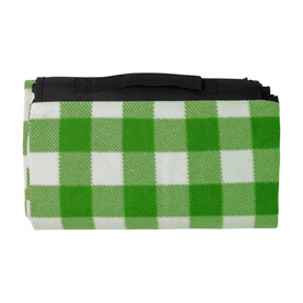 Fleece-Decke Vesper – Hellgrün bedrucken, Art.-Nr. 029999999_976591