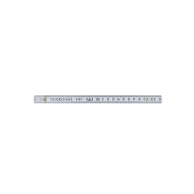 Zollstock Holz 2m Made in EU - Weiss bedrucken, Art.-Nr. LT91980-N0001