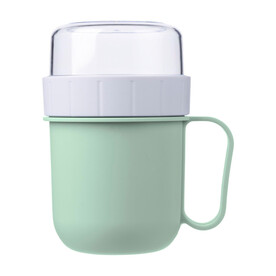 Lunchbehälter Nivo | 450 ml – Hellgrün bedrucken, Art.-Nr. 029999999_1488279