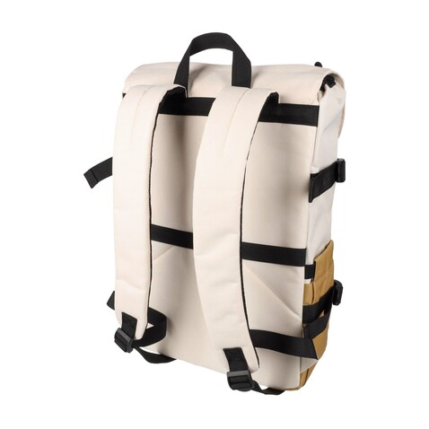 Rucksack Vayo 2-tone | Recycelt | Laptop 15" | 11 l – Khaki bedrucken, Art.-Nr. 013999999_1507530
