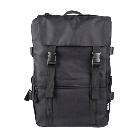 Rucksack Vayo | Recycelt | Laptop 15" | 11 l – Schwarz bedrucken, Art.-Nr. 001999999_1507531 Rucksack Vayo | Recycelt | Laptop 15" | 11 l – Schwarz bedrucken, Art.-Nr. 001999999_1507531