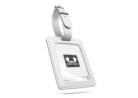 Fresh 'n Rebel Card Finder mit Gepäckanhänger für Apple und Google - Hellgrau bedrucken, Art.-Nr. LT49203-N0062