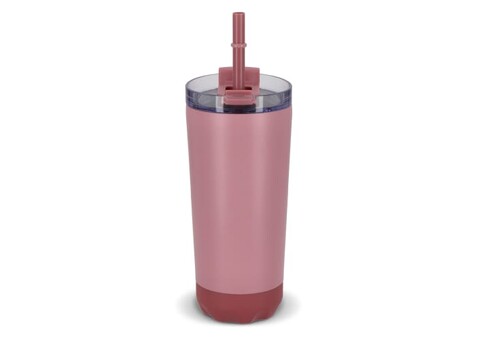 InSideOut doppelwandiger Norden-Trinkbecher aus Edelstahl mit Strohhalm, 600 ml - Pastellrosa bedrucken, Art.-Nr. LT57017-N0079 InSideOut doppelwandiger Norden-Trinkbecher aus Edelstahl mit Strohhalm, 600 ml - Pastellrosa bedrucken, Art.-Nr. LT57017-N0079