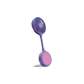Fresh &amp;#039;n Rebel Kabelloser Magnetischer Ventilator mit Handyhalter - Purple bedrucken, Art.-Nr. LT49755-N0072