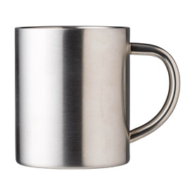 Trinkbecher Braylen | Edelstahl | 250 ml | Doppelwandig – Silber bedrucken, Art.-Nr. 032999999_1015131
