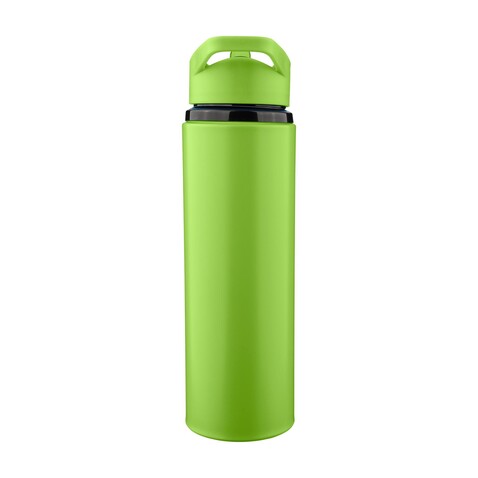 Recycelte Edelstahl-Trinkflasche (750 ml) Zeno – Hellgrün bedrucken, Art.-Nr. 029999999_1349361