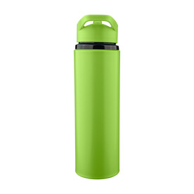 Recycelte Edelstahl-Trinkflasche (750 ml) Zeno – Hellgrün bedrucken, Art.-Nr. 029999999_1349361