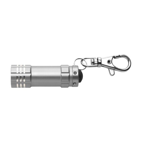 Schlüsselanhänger mit Lampe Anna – Silber bedrucken, Art.-Nr. 032999999_4861