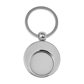 Schlüsselhalter Christie | 2-in-1 – Silber bedrucken, Art.-Nr. 032999999_8744