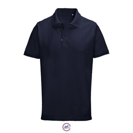PIERROT Polo Unisex - Navy bedrucken, Art.-Nr. A04330-NY-XS